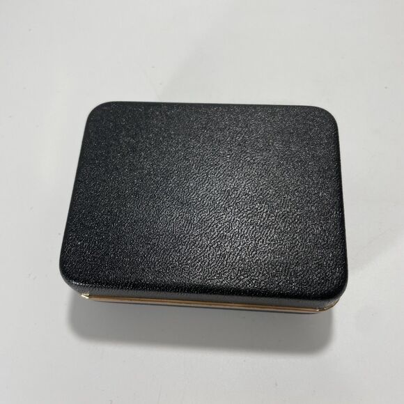 Vtg After Six By Rudofker Silver Black Men’s Formal Classic Cufflink Stud Set - Picture 6 of 6